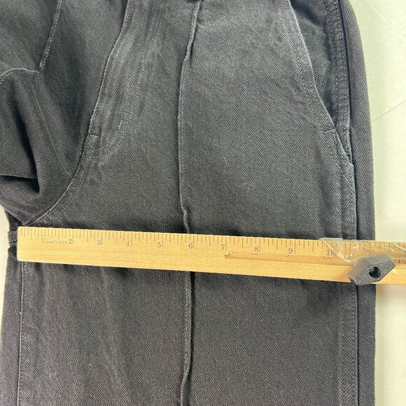 Madewell Jeans Women's 27x30* Super Wide Leg High Rise Black Faded Denim Tag 27 - Picture 14 of 16